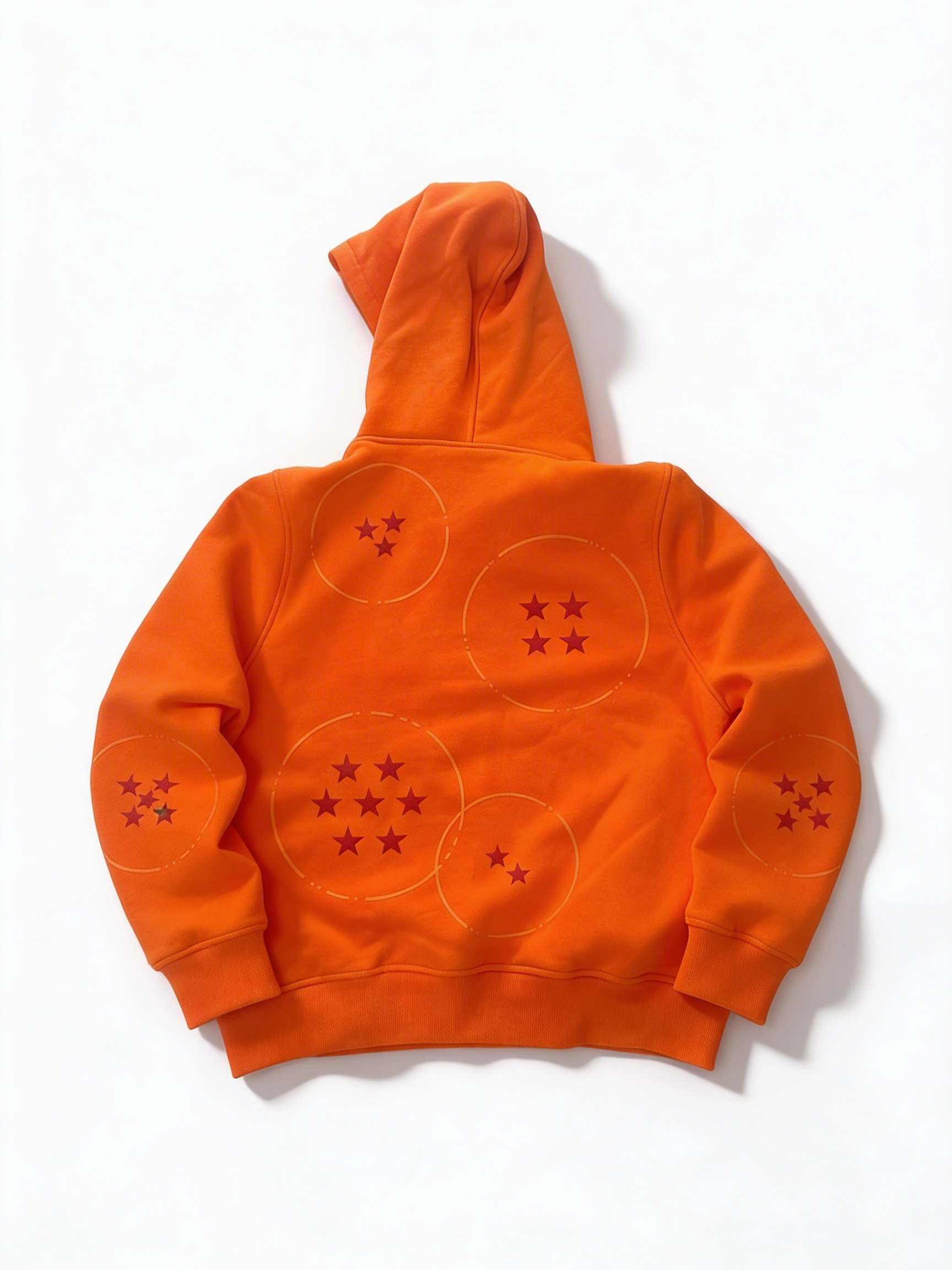 Dragon Ball Puff Print Hoodie