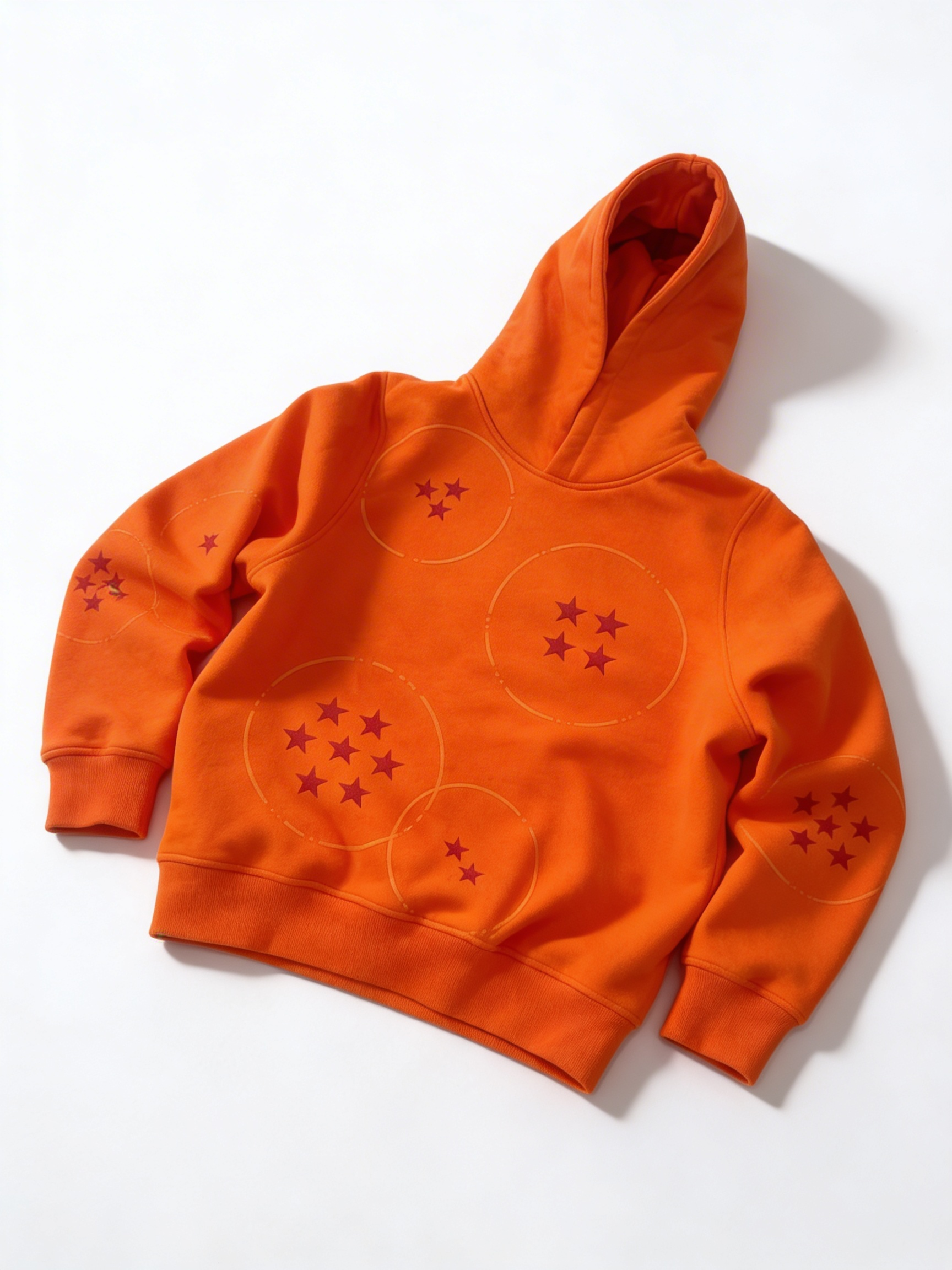 Dragon Ball Puff Print Hoodie