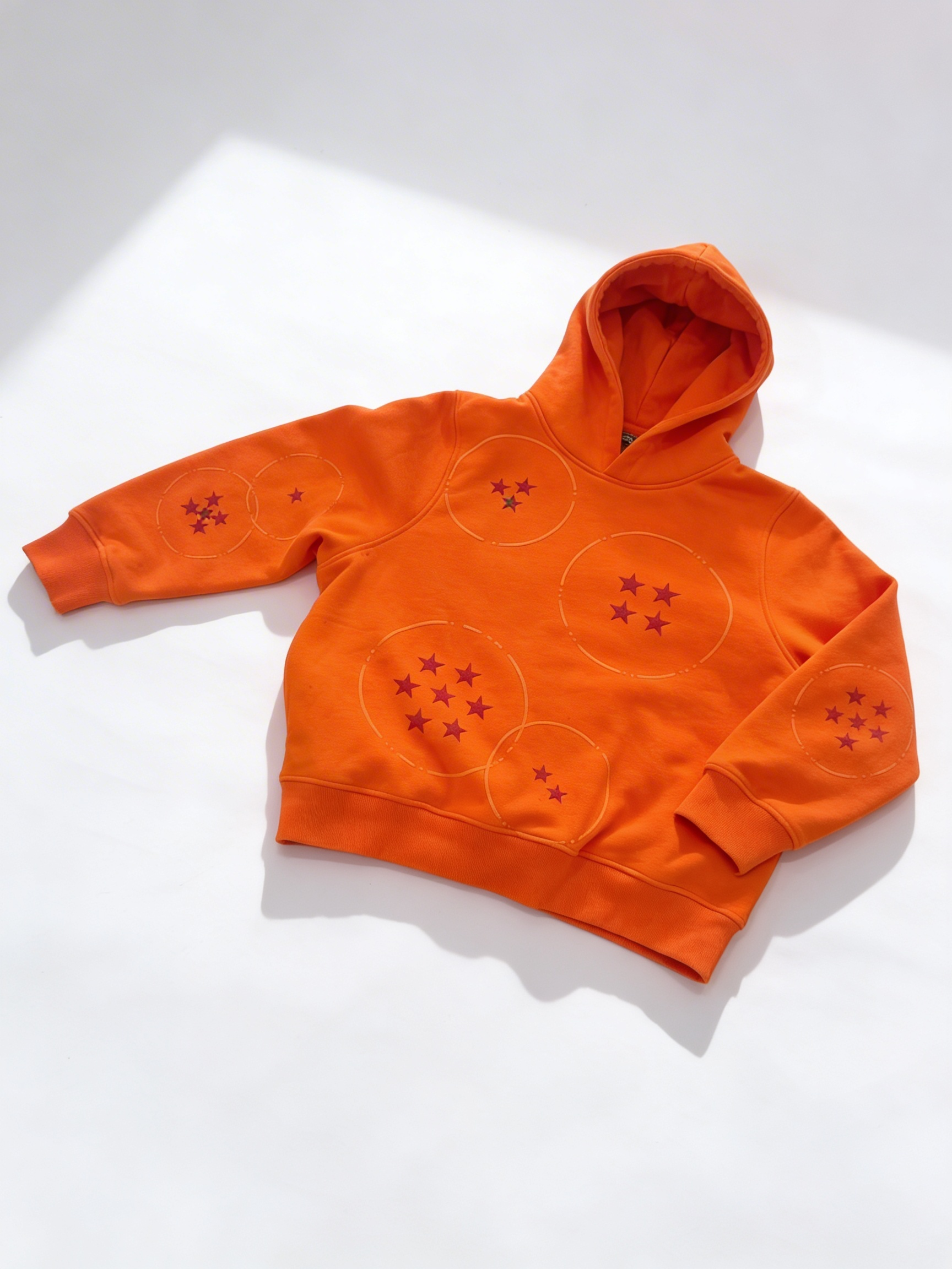 Dragon Ball Puff Print Hoodie