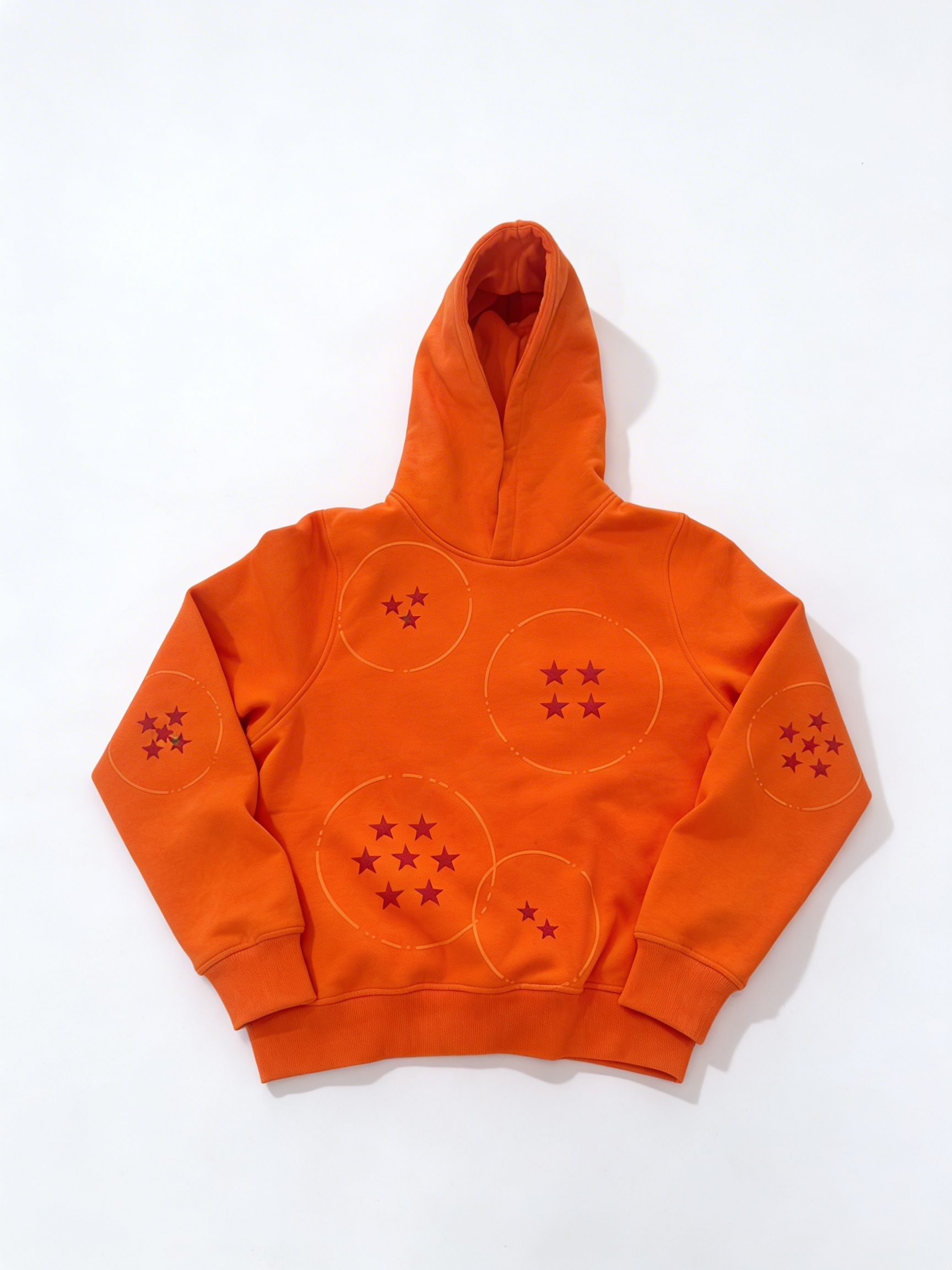 Dragon Ball Puff Print Hoodie