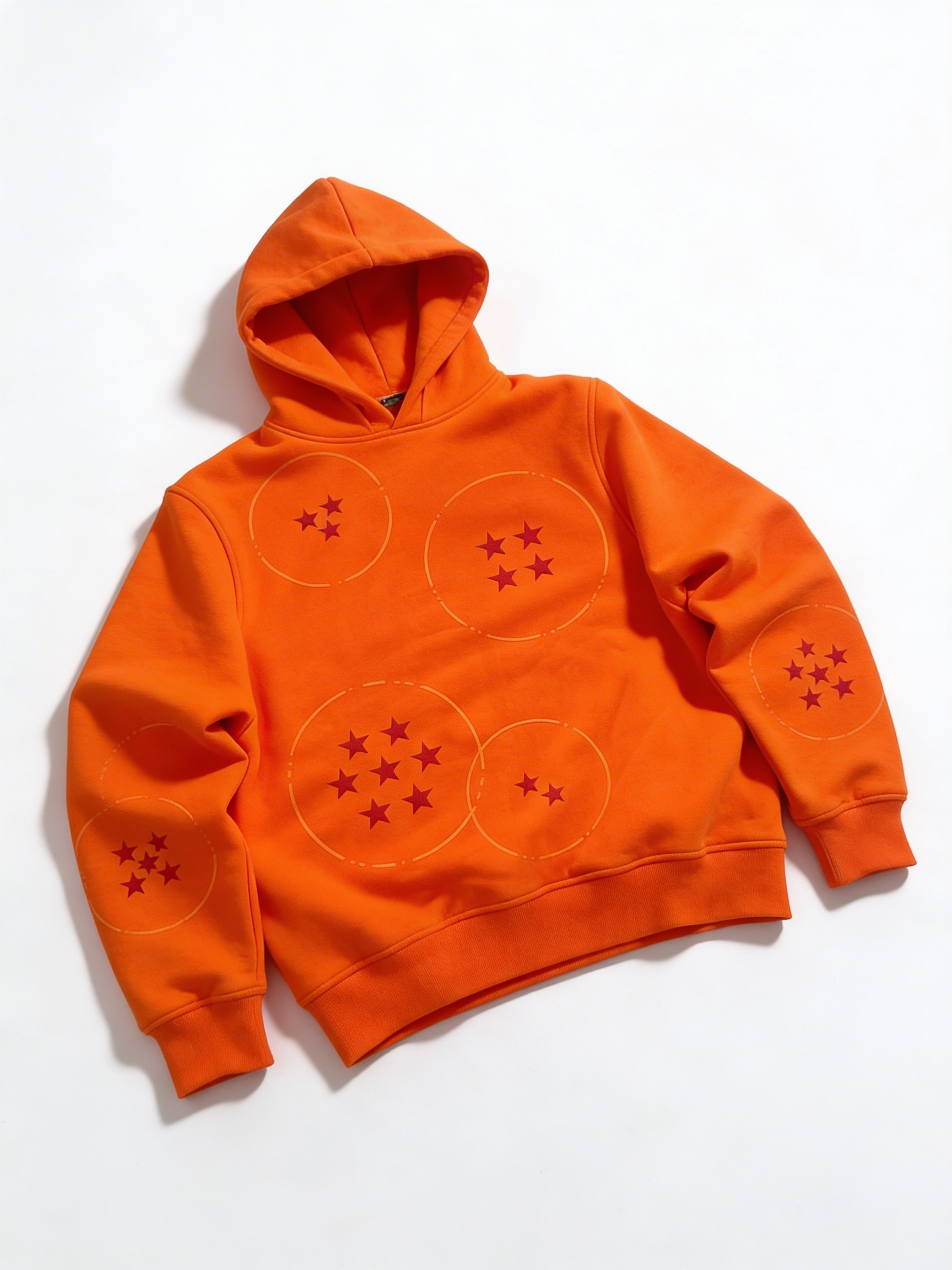 Dragon Ball Puff Print Hoodie