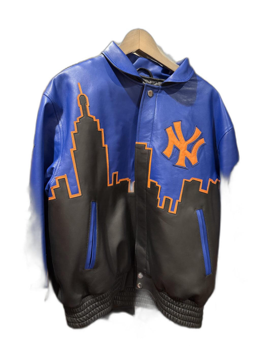 NY Knicks Leather Jacket