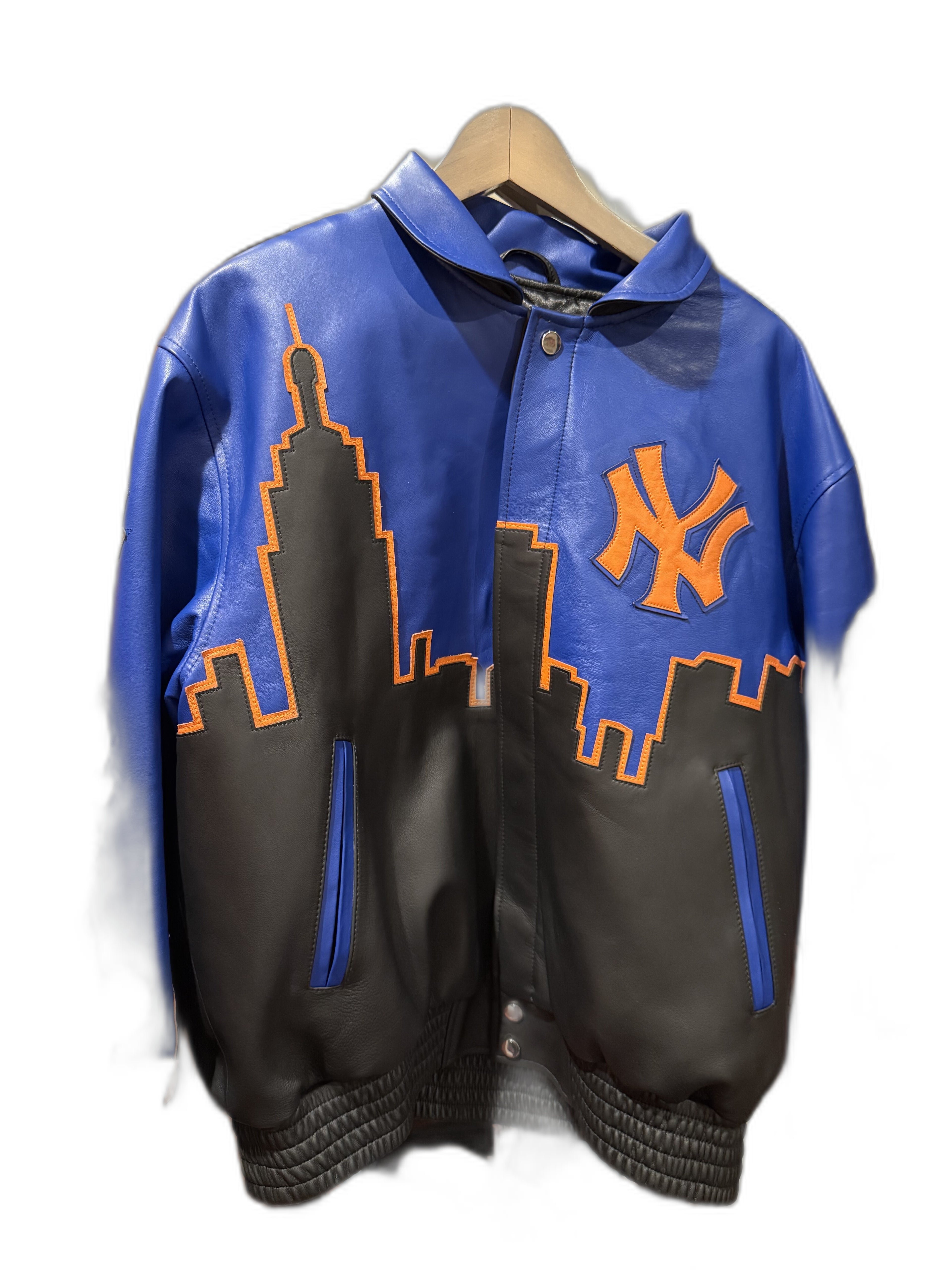 NY Knicks Leather Jacket